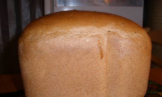 Rye bread - Pumpernickel (Author Zarina) in a bread maker