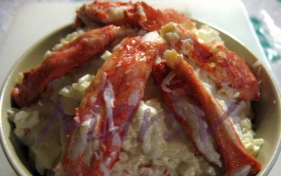 Crab or lobster (lobster) salad