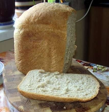 Wheat-rye bread with bran in a bread maker