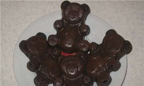 Cupcakes "Barney Bears"