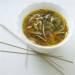Soups with seafood and seaweed