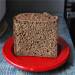 Rye bread 100% with bran, flax flour, black caraway seeds