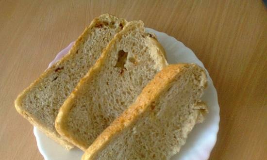 Wheat-rye darnytsky bread with honey (bread maker)