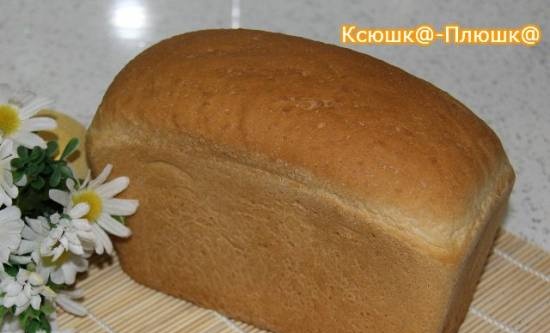 לחם חיטה בצק (מכונת לחם או תנור)
