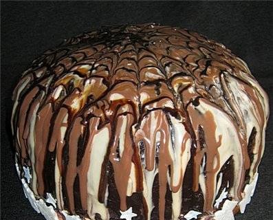 Chocolate-banana cake