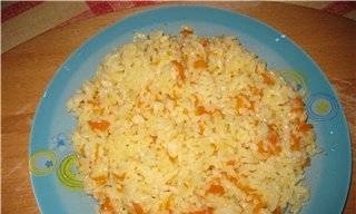 Rice for a side dish in a Redmond multicooker