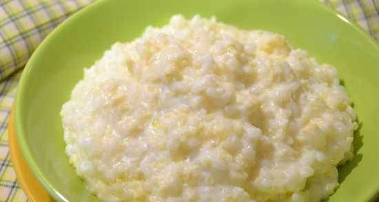 Millet and rice porridge in oursson pressure cooker
