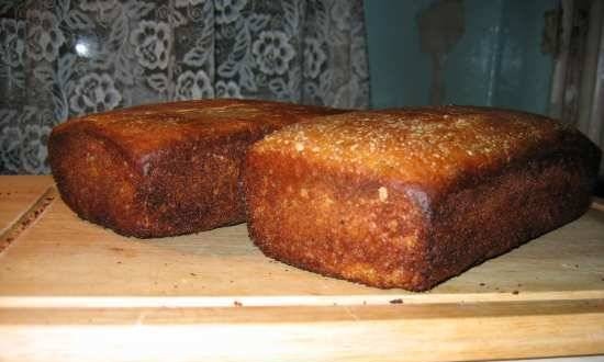 100% rye bread Vitebsk from seeded flour.