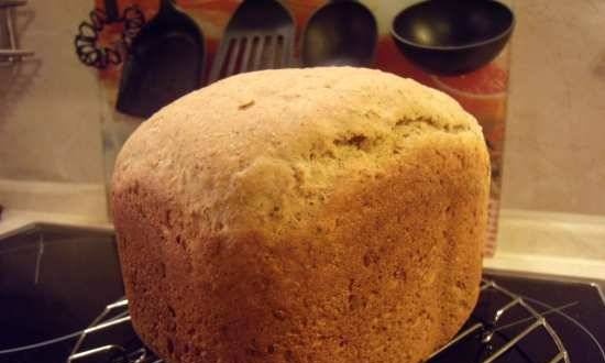 לחם שיפון בחיטה במכונת לחם (המתכון המוכח המשפחתי שלנו)