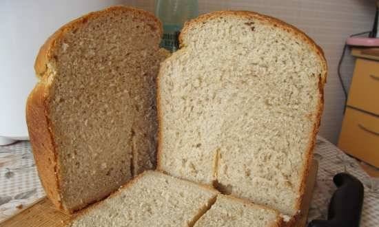 לחם שיפון חיטה עם חלבון