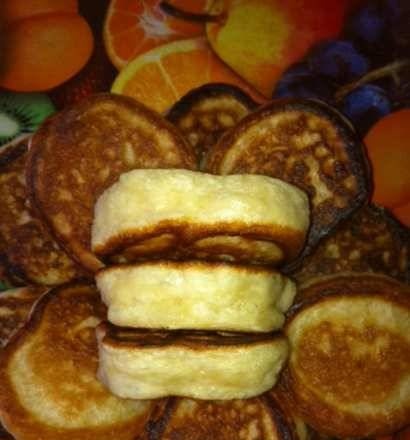 Lush kefir pancakes from A. Grechko