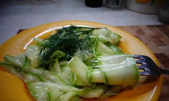Marinated zucchini