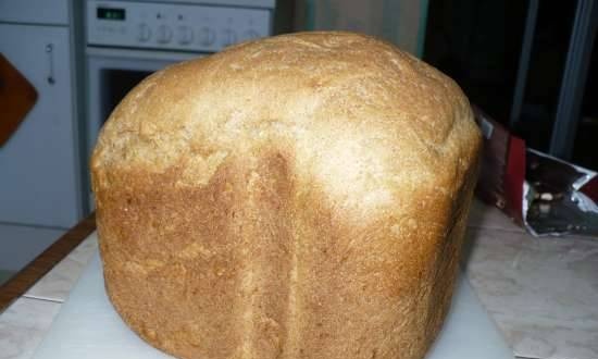 לחם שיפון מהיר על חלב אפוי מותסס