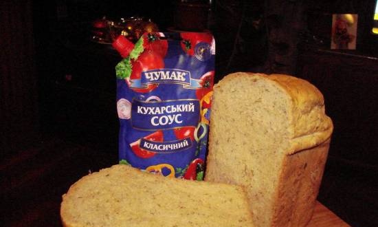 לחם ביצה ועגבניות עם עשבי תיבול טריים (יצרנית לחם)