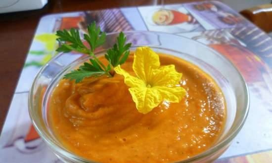Homemade squash caviar in a slow cooker