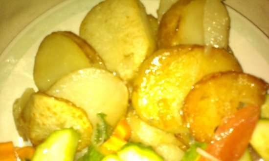 תפוחי אדמה כפריים בסיר איטי
