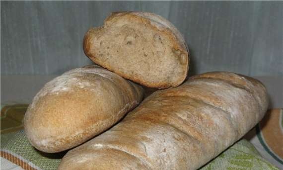 Three-flour loaf