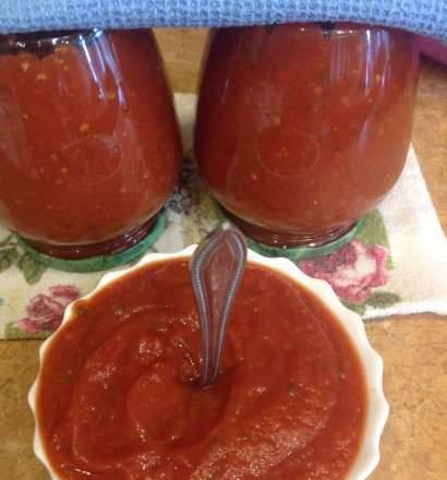 Kebab ketchup without fancy in a slow cooker