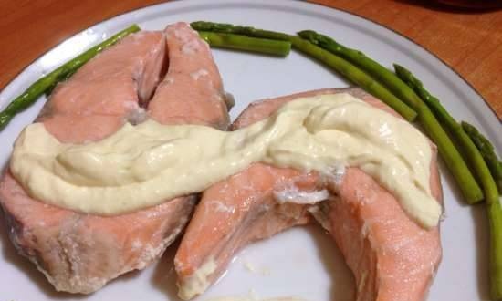 Salmon and Asparagus in Sous Vid Steba SV-1