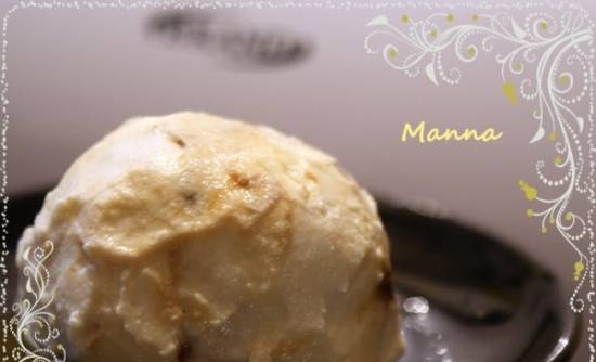 Ice cream "Caramel macchiato ice cream" in Brand ice cream maker