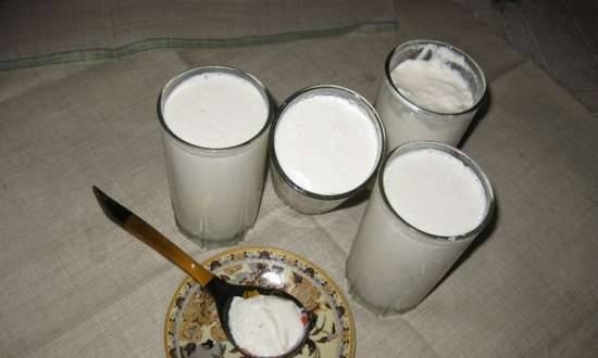 Sour cream in a multicooker Redmond RMC-M70
