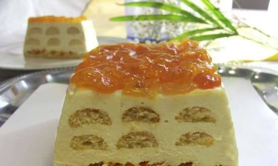 Cake "Tiramisu with kumquat (Candied Kumquat Tiramisu)"