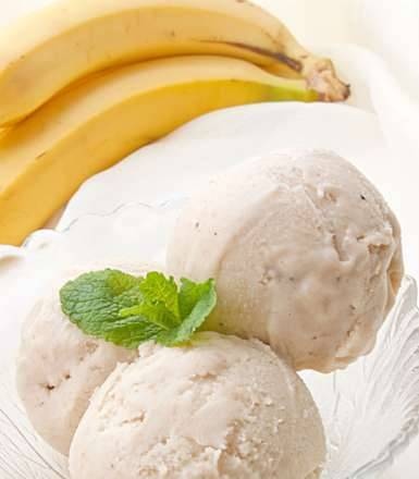 Baked banana ice cream (Brand 3812 ice cream maker)