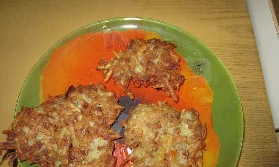 עוגיות תפוחי אדמה עם בשר וגבינה