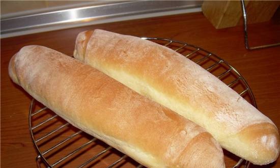 Bread "French" in a bread maker