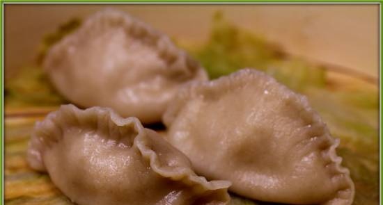 Dumplings with turkey and cheese "Baby"
