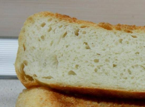 Bread without kneading in the Shteba pressure cooker