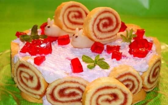 Happy Snails Cake