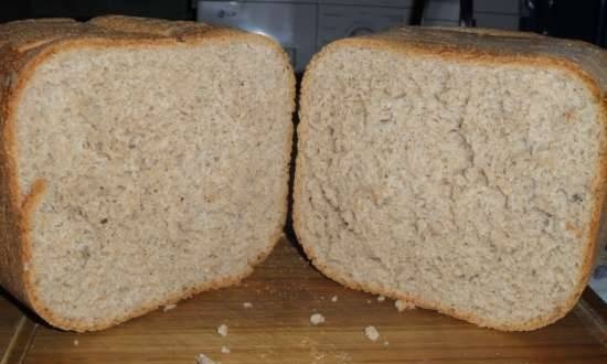 Wheat-rye yeast bread LG HB202CE