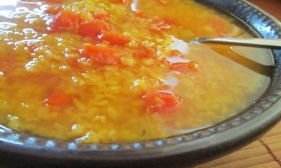 Masur Dal - red lentil soup (Brand 701 multicooker)