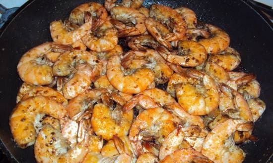 Just fried shrimp