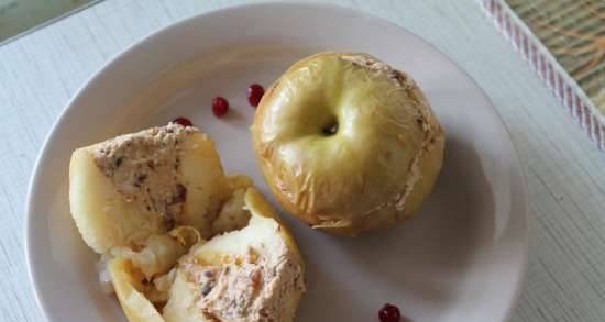 תפוחים אפויים עם גרגרי יער יבשים, דבש וקינמון (Ninja® Foodi® 6.5-qt.)