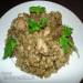 Green lentils with minced meat, onions and carrots (pressure cooker Polaris 0305)