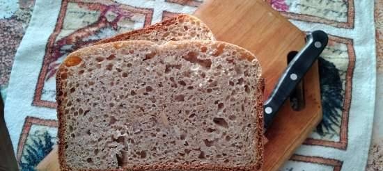 Wheat-rye bread with Scandinavian seeds