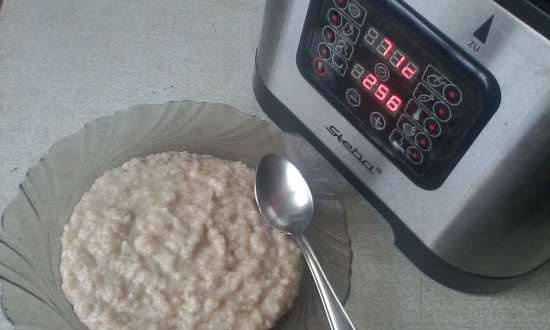 Wheat milk porridge in the Steba DD1 pressure cooker