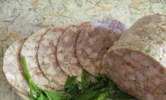 חזיר חזיר עם פילה עוף מעושן בביצת חזיר ביובין (מוקדש לאלנה טים)