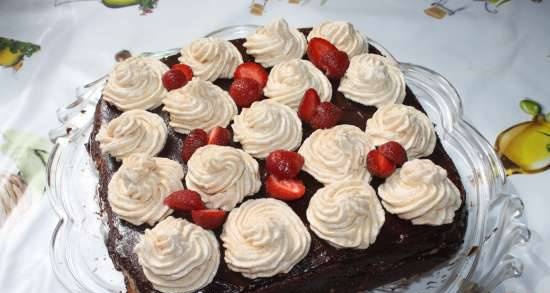 Cake "Choux strawberry"