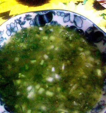 Gazpacho cucumber with mint