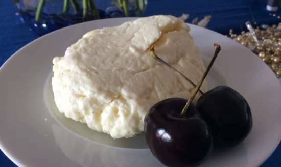 Homemade fresh Ricotta cheese