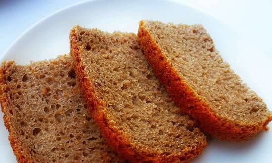 Wheat-rye multi-grain custard bread with cucumber brine (Brand 3801 bread maker)