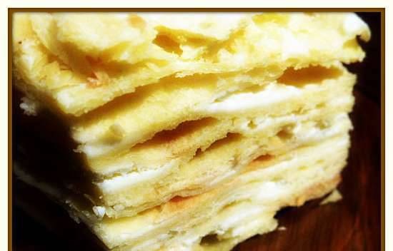 French milfeuille turned Russian napoleon