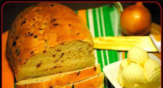 Onion bread with bacon (Zwiebel-Brot mit Speck)