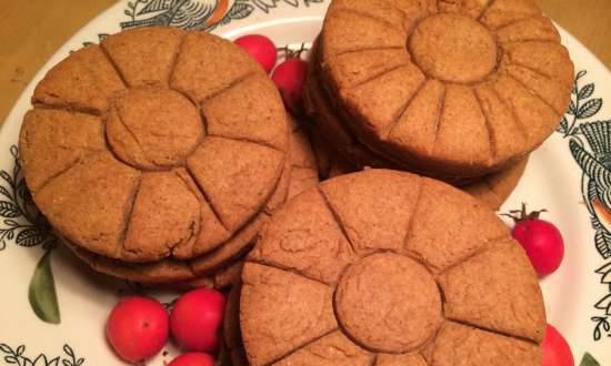 Rye shortbreads in the pizza maker Princess 115000