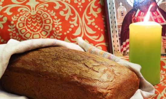 Monastery-style rye-spelled bread