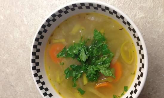 Vegetable soup with bulgur
