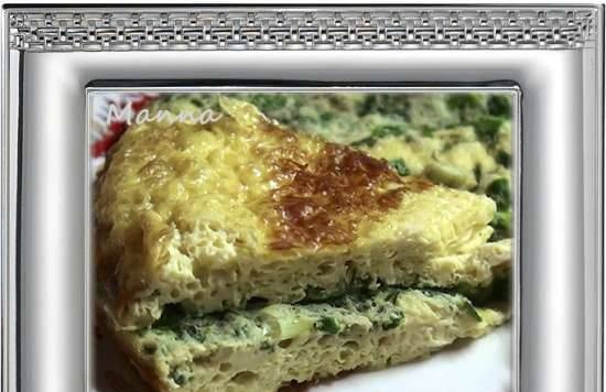 Quail omelette with baked milk (multicooker Philips HD3197)